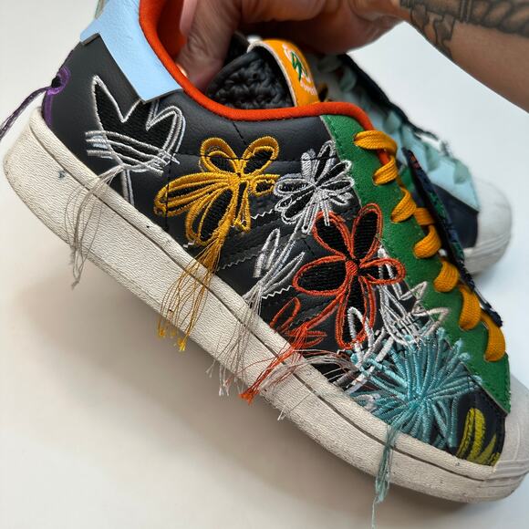 Adidas Superstar Super Earth Sean Witherspoon Floral Sneakers - Picture 6 of 9